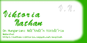 viktoria nathan business card